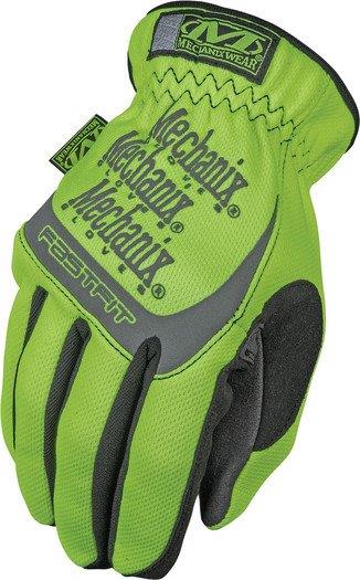 Glove Mechanix Wear Fast-Fit Yellow - Latex, Supported